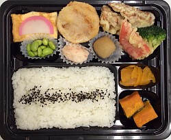 和風弁当600円調理例