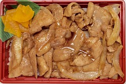 豚生姜焼重   580円